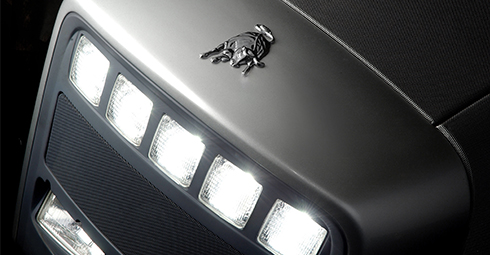 SAME DEUTZ-FAHR, Lamborghini  tractor bonnet badge