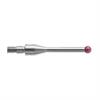 A-5000-3609 - M2 &#216;2 mm ruby ball star stylus centre, stainless steel stem, L 16.3 mm