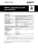 Catálogo de Produto:  RMP60 - apalpador por rádio para máquinas